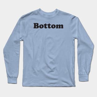 Bottom (blk) Long Sleeve T-Shirt